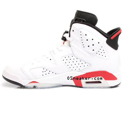 Air Jordan 6 White/Varsity Red 