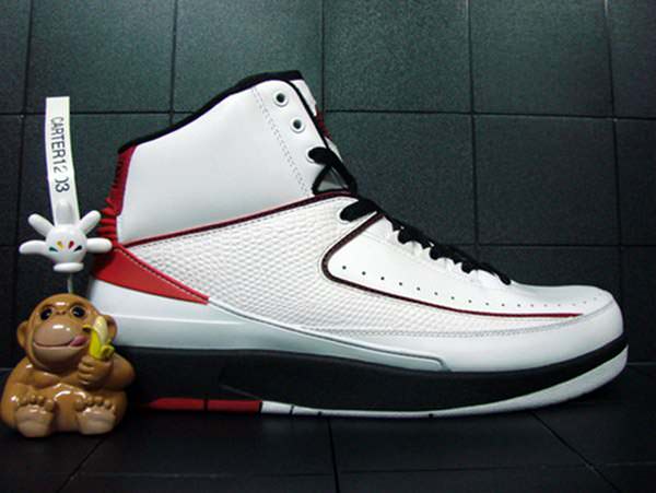 Air Jordan II - White/Black-Varsity Red