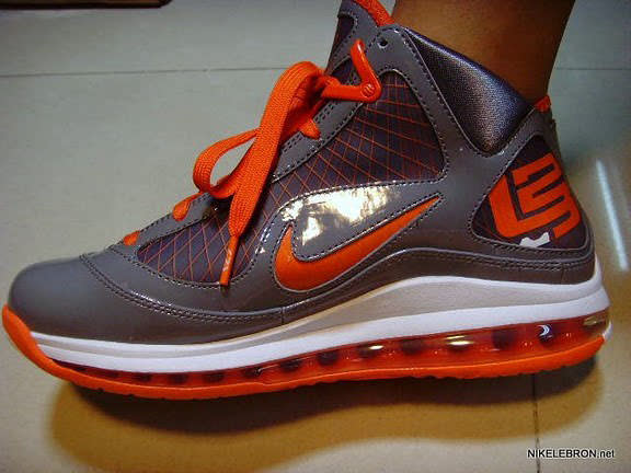 Nike Air Max LeBron VII Grey/Orange Detailed Photos