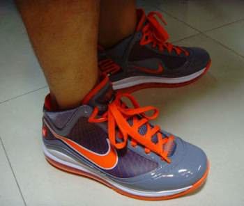 Nike Air Max LeBron VII Grey/Orange Detailed Photos