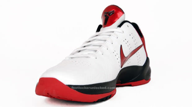 Nike Zoom Kobe V White/Varsity Red-Black