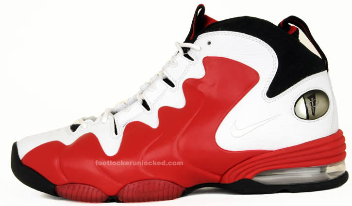 Nike Air Penny III White/Varsity Red-Black