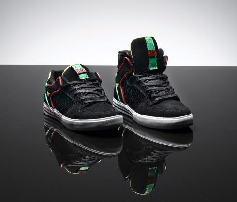 Supra Vaider for Spring - Rasta Hi and Low