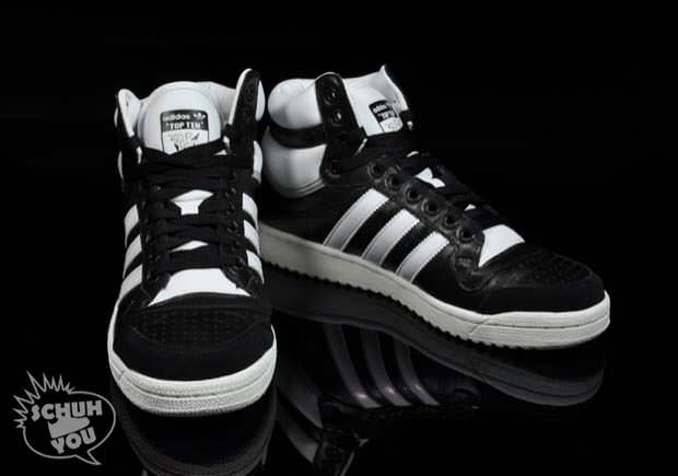 adidas Top Ten High Black/White