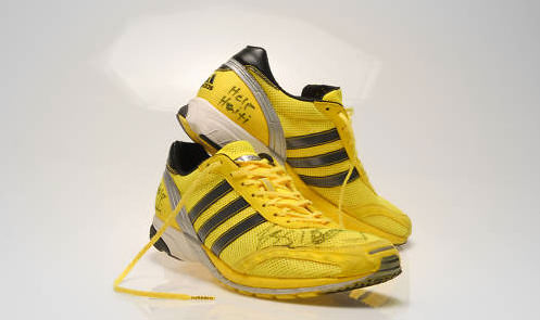 adidas adiZero 2 "Halp Haiti" Worn by Reggie Bush on eBay