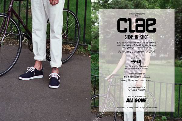 Clae Shop-In-Shop Event at Stussy LA