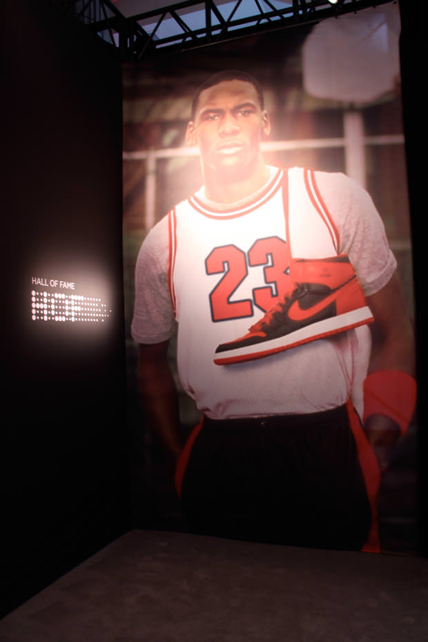 Jordan Brand 23/25 - Mini Hall of Fame entrance