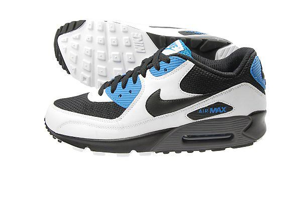 Nike Air Max 90 White/Black-Blue