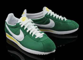 Nike Cortez Nylon Green/White-Yellow