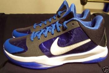 Nike Zoom Kobe V Blue/Black-White