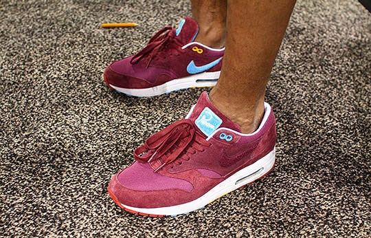 Patta x Air Max 1 Burgundy 