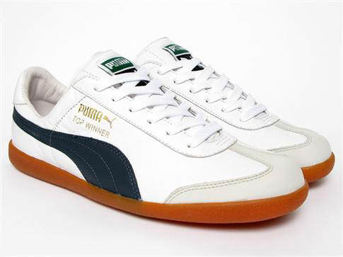 Puma Top Winner White/New Navy