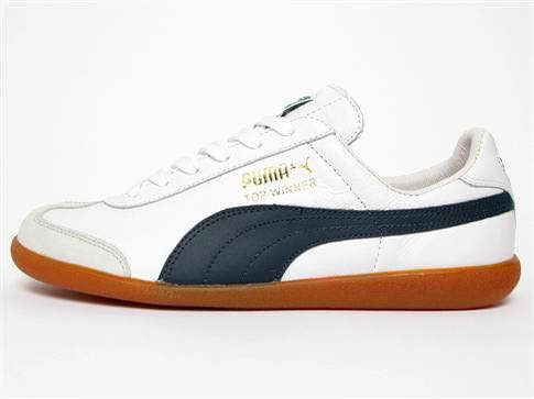 Puma Top Winner White/New Navy