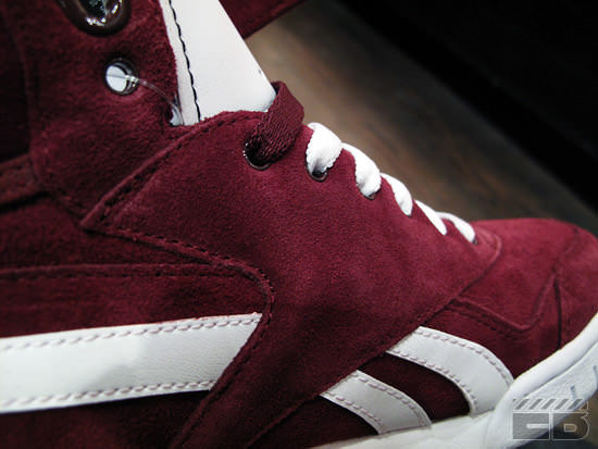 Reebok Ex-O Fit Hi Stripes SD Maroon/White-Black