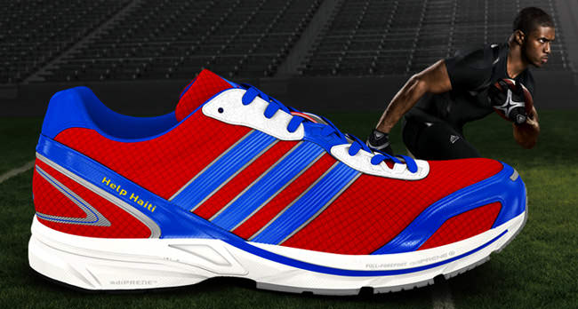 Reggie Bush x adidas adiZero 2 "Help Haiti"