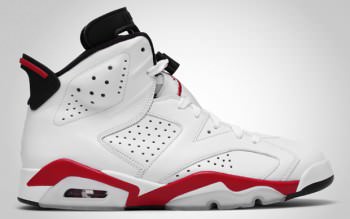 Air Jordan 6 White/Varsity Red