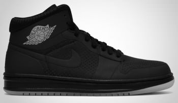 Air Jordan Alpha 1 Black/Black-Metallic Silver