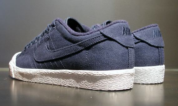 Nike All Court Low Navy Blue Canvas 