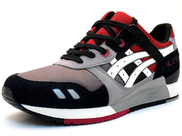 Asics Gel Lyte III Grey/Black-Red