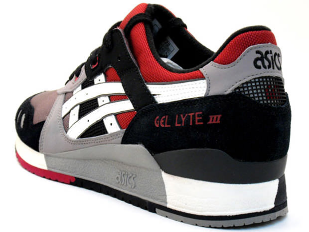 Asics Gel Lyte III Grey/Black-Red