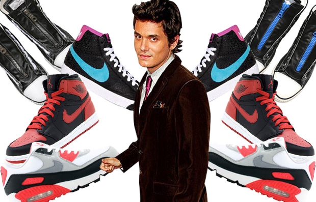 John Mayer's Greatest Footwear Moments 