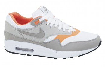 Nike Air Max 1 White/Grey-Orange