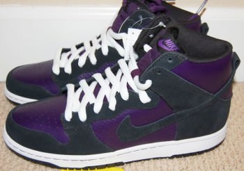 Nike SB Dunk High Black/Purple-White