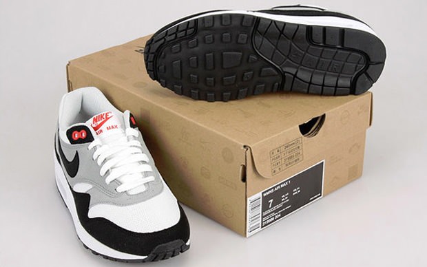 Nike Air Max 1 Black/Black-White-Matte Silver