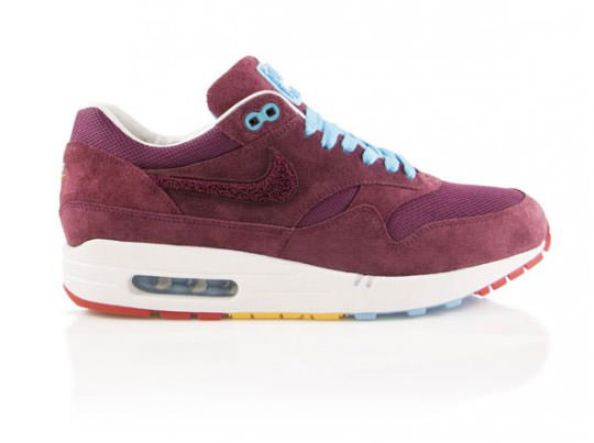 Parra x Nike Air Max 1 Burgundy Detailed Photos