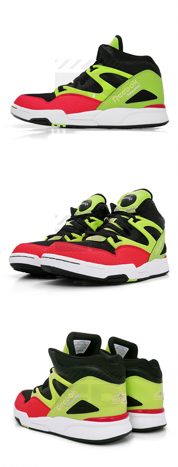 Reebok Pump Omni Lite Black/Citron/RBK Red