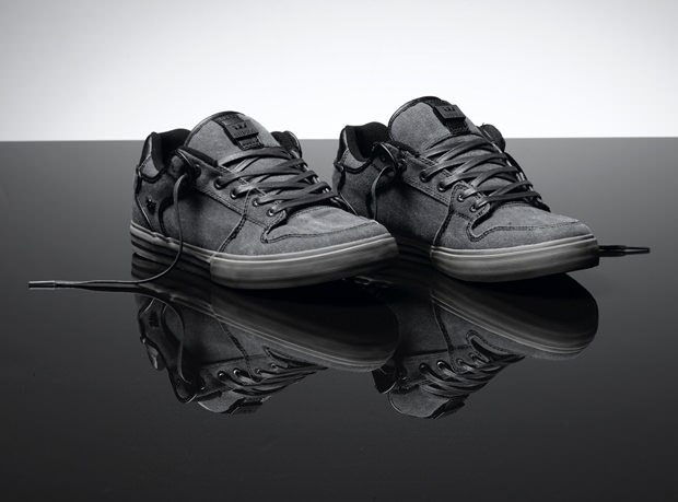 Supra Vaider Charcoal Canvas Series