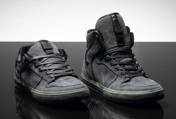 Supra Vaider Charcoal Canvas Series