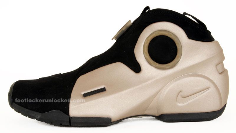 Nike Air Flightposite II Metallic Zinc/Black