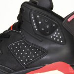 Air Jordan 6 Black/Infrared - 1991 Original (photographed with flash)