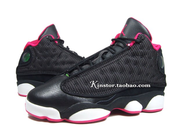 Jordan 13 Black/Voltage Cherry