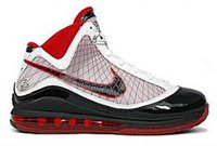 Air Max Lebron 7 White Black Varsity Red