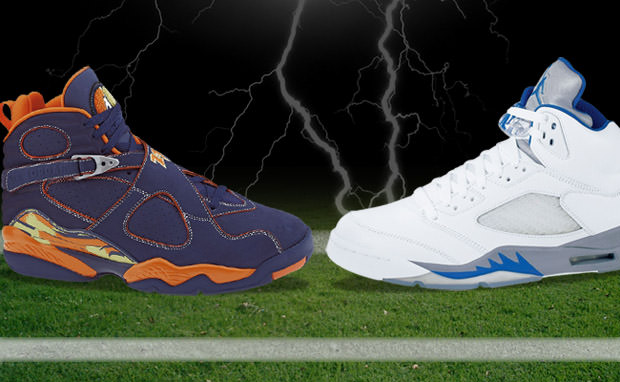 Monday Night Matchup: Air Jordan 5 vs Air Jordan 8