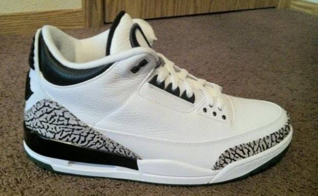 Air Jordan 3 "Oregon Ducks" White/Green