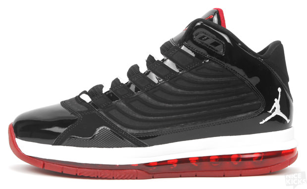 Jordan Big Ups Black/White-Varsity Red