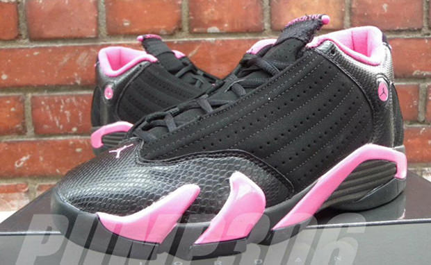 Air Jordan 14 GS Black/Desert Pink