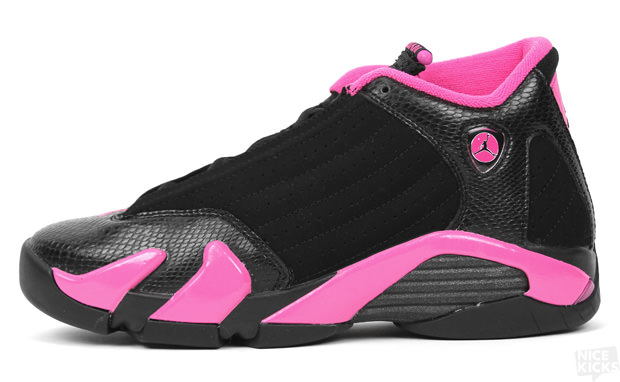 Air Jordan 14 GS Black/Desert Pink