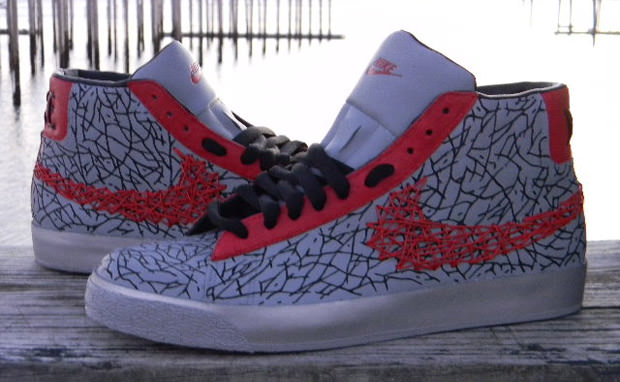 Nike Blazer Premium "Hella Elephant" Custom