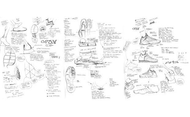 Jordan CP3.V Sketches