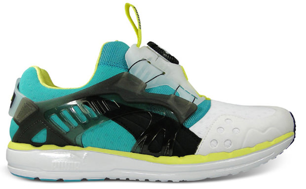 Puma Disc Blaze White/Turquoise-Yellow