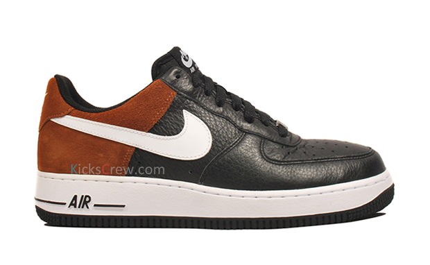 Nike Air Force 1 Black/Brown-White