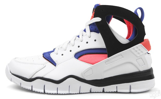 Nike Air Huarache BBall 2012 White/Black-Bright Mango