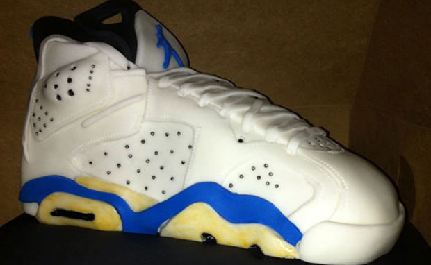 Air Jordan 6 "Sport Blue" Cake