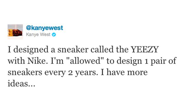 Kanye Tweet