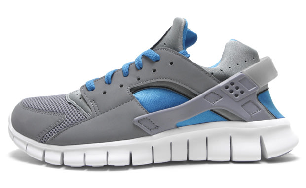 Nike Huarache Free 2012 Stealth/Neptune Blue