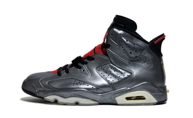 Air Jordan VI "Porsche 911 Agate Metallic Silver" Customs